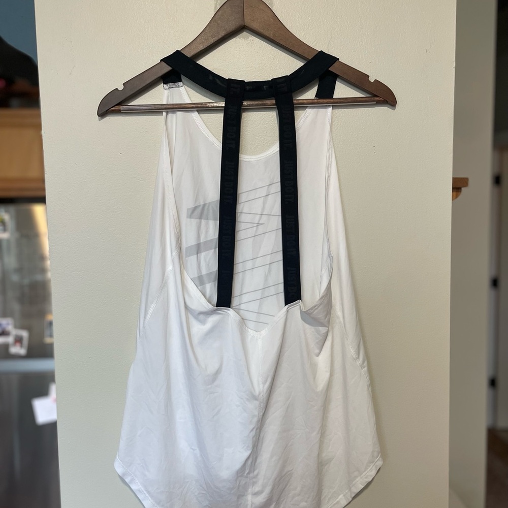 Nike White Backless Tank - Picture 2 of 3